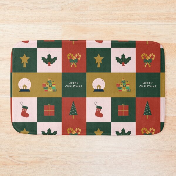 Item preview, Merry Christmas Squares. Christmas Candy Cane, Christmas Tree, Stocking, Christmas Presets designed and sold by silviaol.
