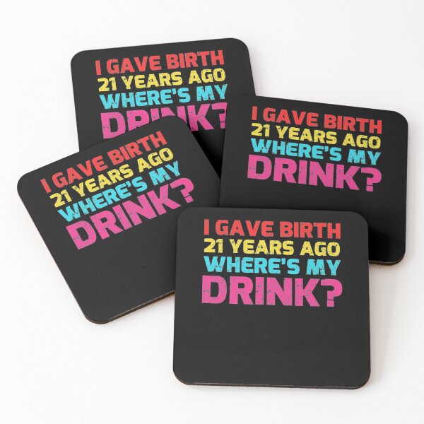 Item preview, Funny 21st Birthday for Mom Child Son Daughter Mothers Gift T-Shirt designed and sold by TheresaKessler.