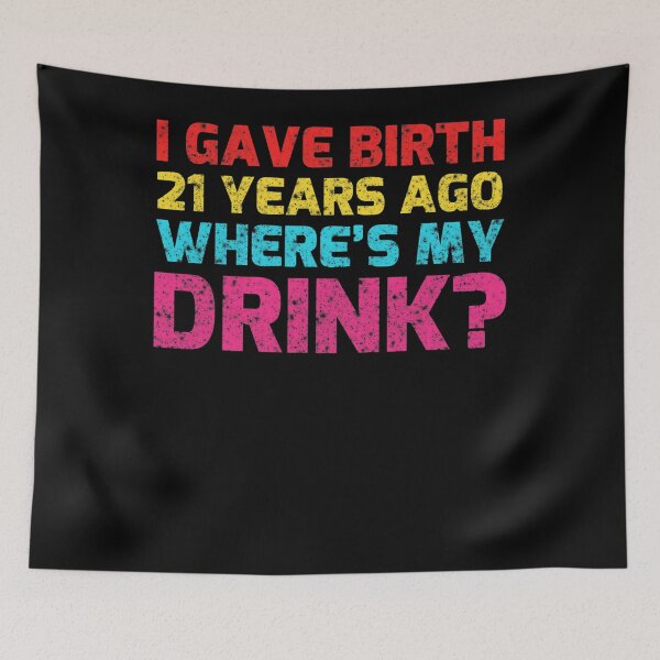 Item preview, Funny 21st Birthday for Mom Child Son Daughter Mothers Gift T-Shirt designed and sold by TheresaKessler.