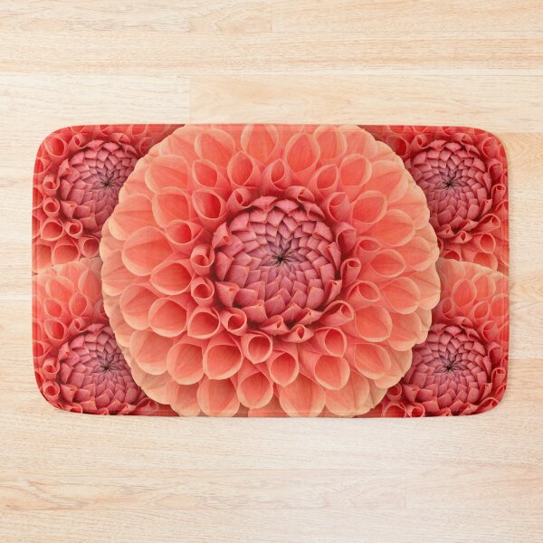 Item preview, Peach Dahlia Flower Still Life Floral Photography designed and sold by CottoVerdi.