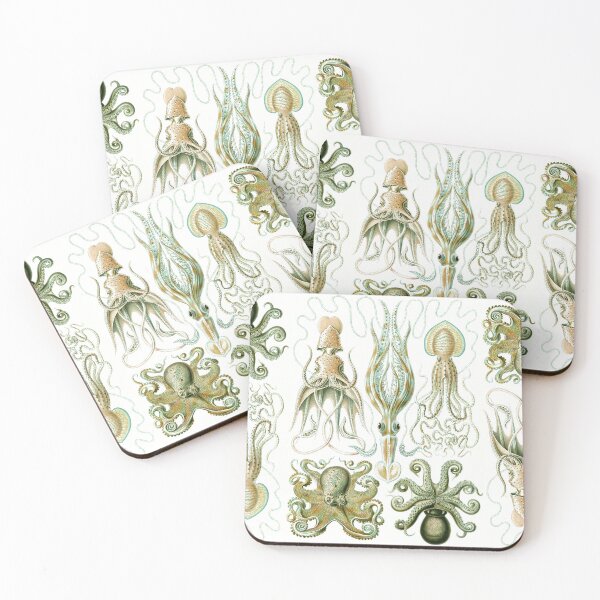 Item preview, Ernst Haeckel - Kunstformen der Natur (1904) Squid and Octopus designed and sold by Gin  Neko.