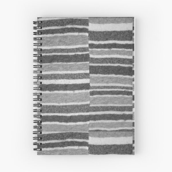 Item preview, vintage knitted monochrome black and white stripes designed and sold by pollywolly.