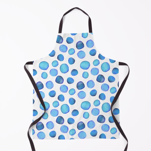 Item preview, Watercolour Dots in Blue designed and sold by creativebakergb.