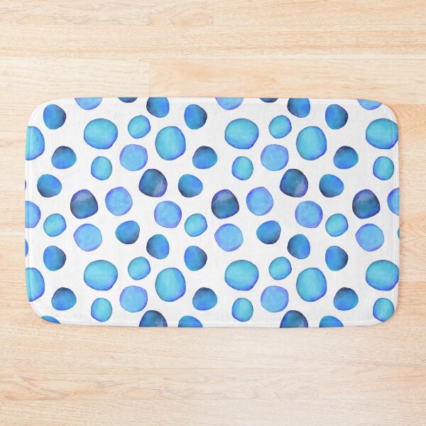 Item preview, Watercolour Dots in Blue designed and sold by creativebakergb.
