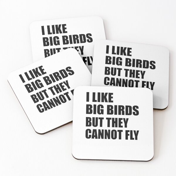 Item preview, I Like Big Birds But They Cannot Fly designed and sold by TJHstudio.
