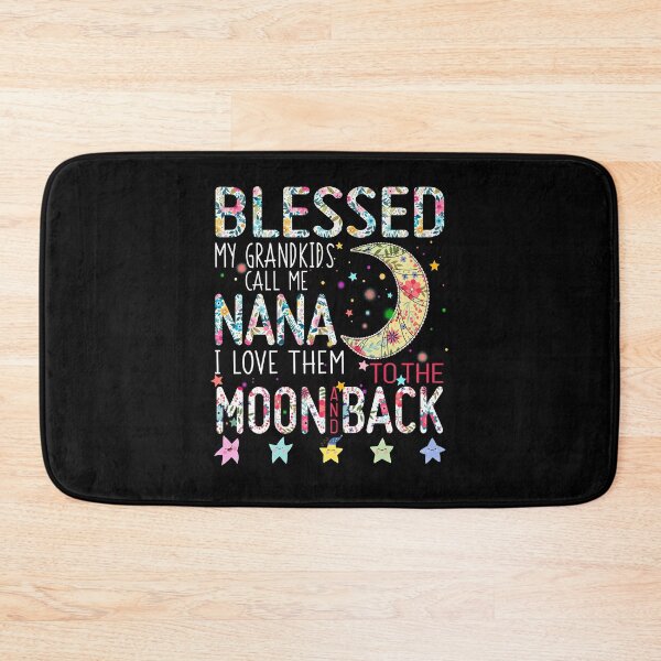 Item preview, Flower Nana I Love To Them The Moon Back Grandma Pullover Hoodie designed and sold by OsborneKlein.