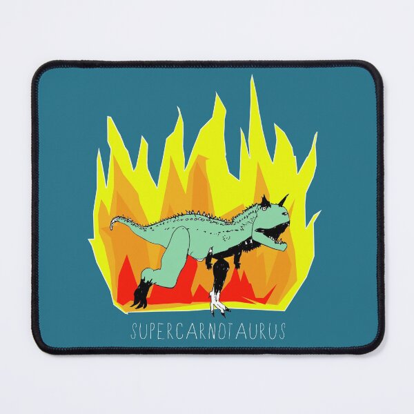 Item preview, Supercarnotaurus - Dinosaur Power for Jurassic Fans- with white writing designed and sold by HeyK.