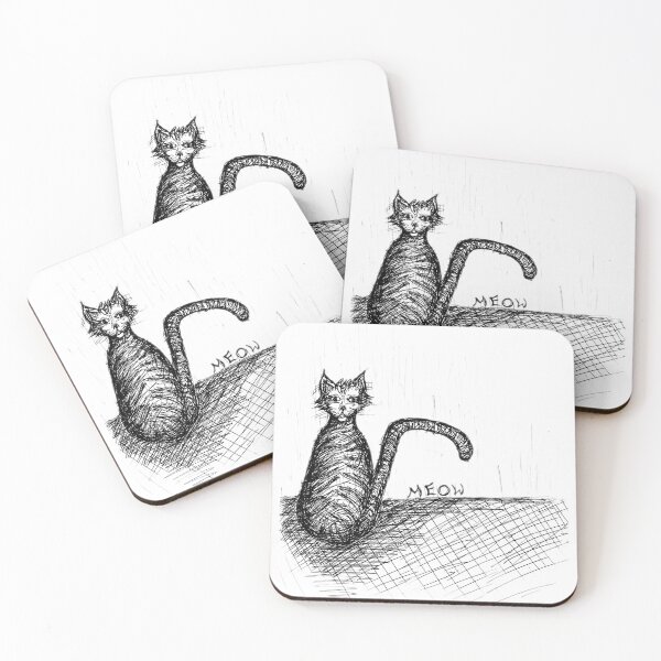 Item preview, El Gato (black and white version) designed and sold by SassySpike.