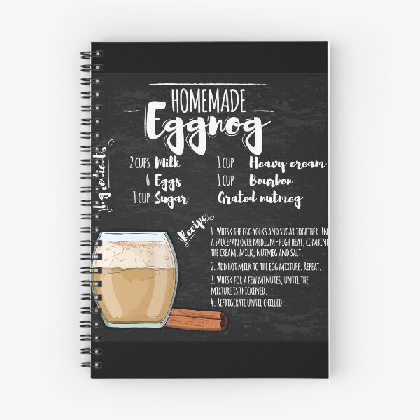 Item preview, How to Make Eggnog at Home - Creative Christmas design pattern art piece designed and sold by HROC.