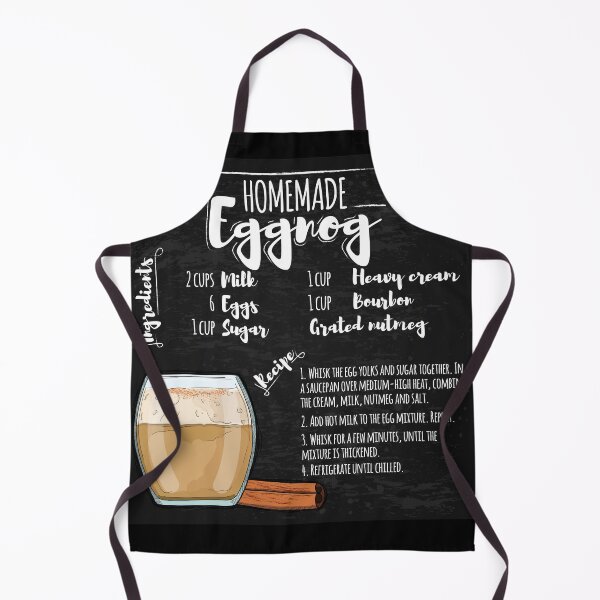 Item preview, How to Make Eggnog at Home - Creative Christmas design pattern art piece designed and sold by HROC.