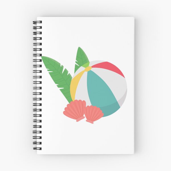 Item preview, Beach Ball, Seashells and Tropical Leaves designed and sold by silviaol.
