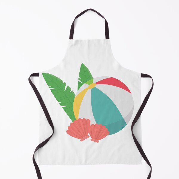 Item preview, Beach Ball, Seashells and Tropical Leaves designed and sold by silviaol.