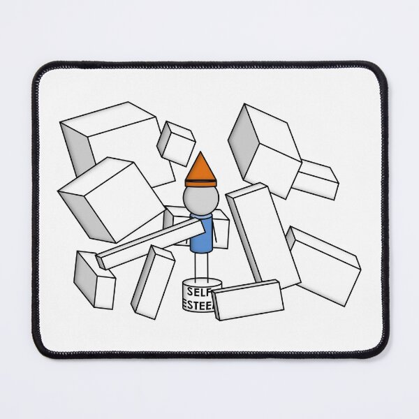 Item preview, Mignome Being Bombarded by Rectangular Prisms V2 designed and sold by NoirPineapple.