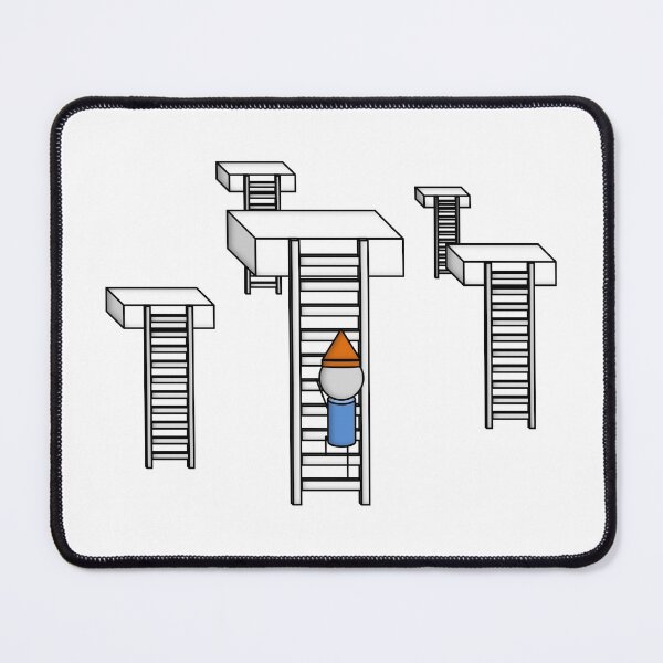 Item preview, Mignome Climbing a Ladder designed and sold by NoirPineapple.