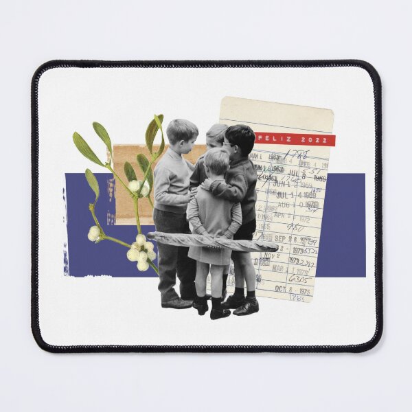 Item preview, Mistletoe, friendship and bread: happy 2022 designed and sold by Maite Klis.