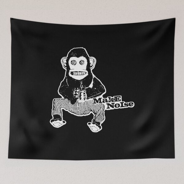 Item preview, MONKEY MAKE NOISE all original design / old school toy monkey banging cymbals designed and sold by massiveink.