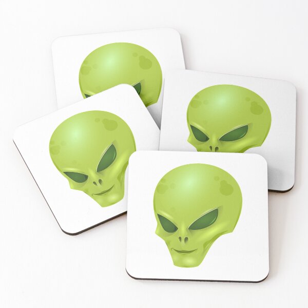 Item preview, Green Alien Martian. Funny Scary Alien Face designed and sold by silviaol.