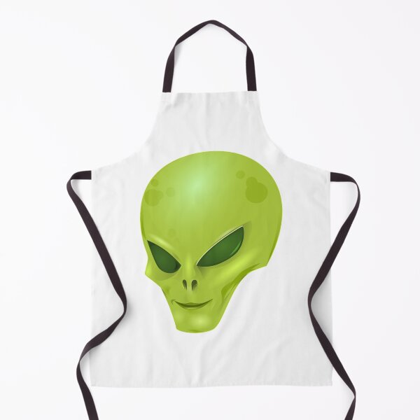 Item preview, Green Alien Martian. Funny Scary Alien Face designed and sold by silviaol.