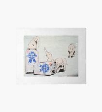 Pink Elephants Make You Think! Art Board