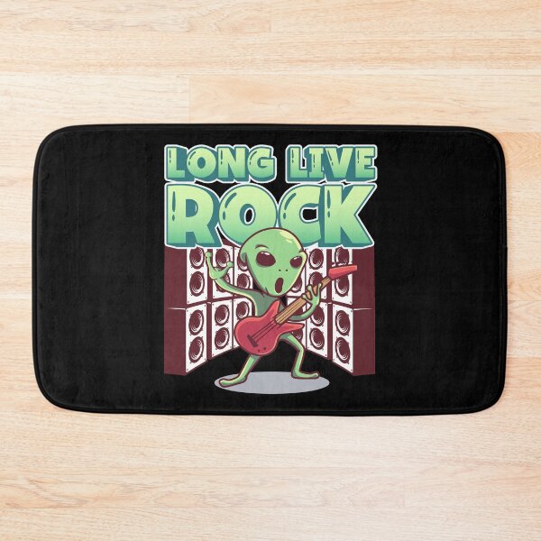 Item preview, Long Live Rock Guitar Playing Alien designed and sold by wdyoungblood.