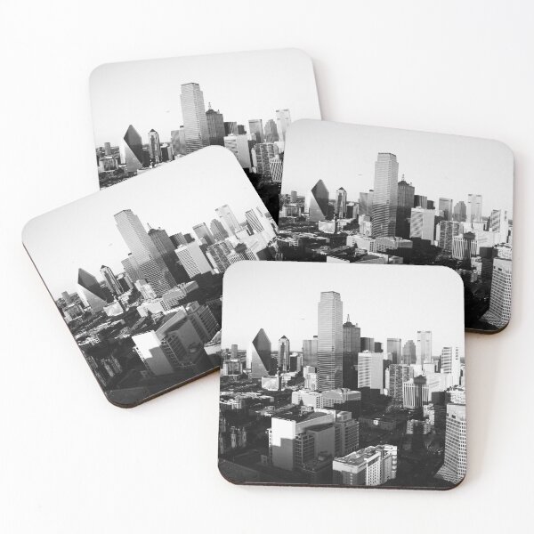 Item preview, Dallas in Black and White designed and sold by ArtDive.