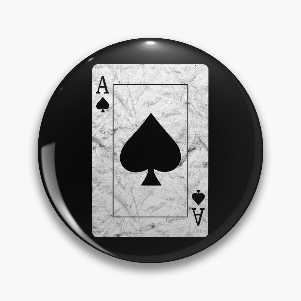 Item preview, Playing Cards Ace of Spades (distressed design) designed and sold by siggyspatsky.