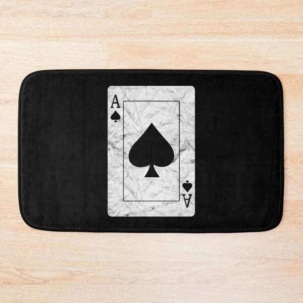 Item preview, Playing Cards Ace of Spades (distressed design) designed and sold by siggyspatsky.