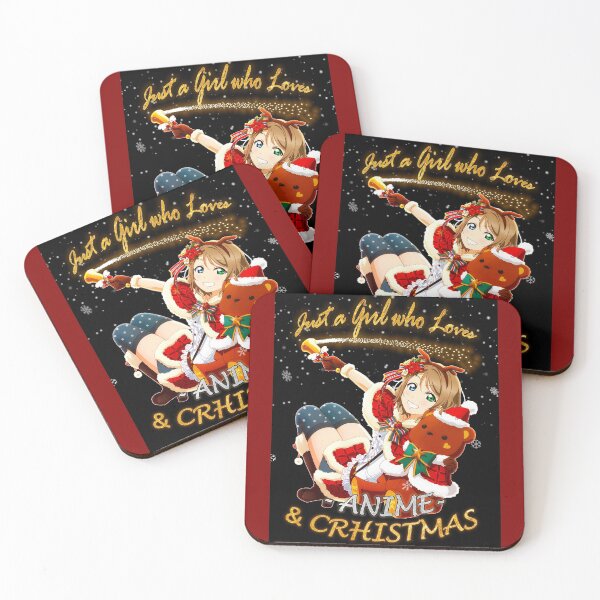 Item preview, Just a Girl Who Loves Anime and Christmas, Anime Girl Christmas T-Shirt designed and sold by Mr-Whatever.