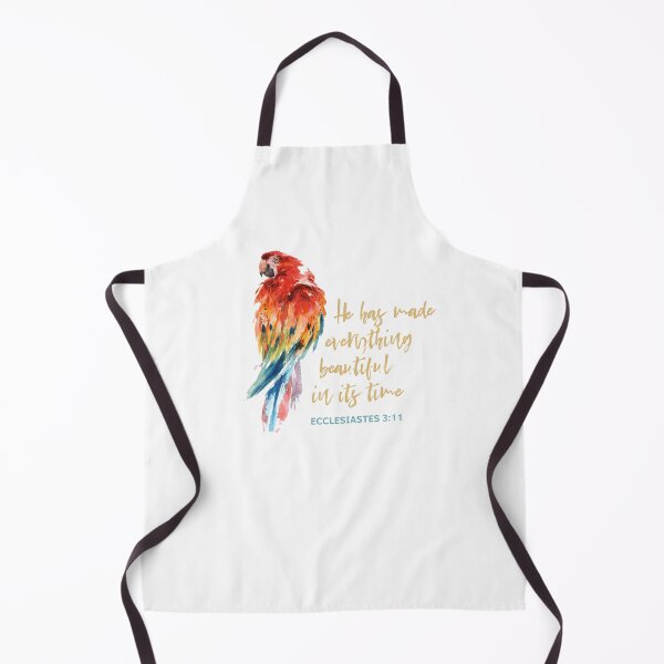 Item preview, Ecclesiastes 3:11 - He has made everything beautiful in its time - parrot designed and sold by Cane & Abel Creations ..