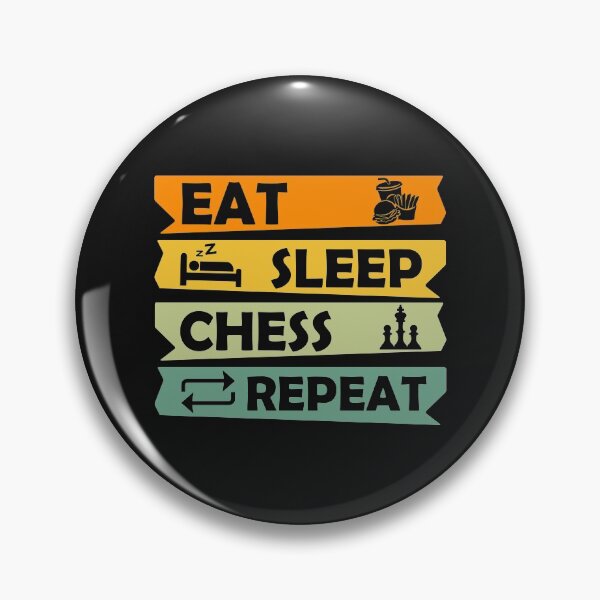 Item preview,  Eat Sleep Chess Repeat, Funny Chess, Chess Lover, Chess Enthusiast Design designed and sold by DesignHouse07.