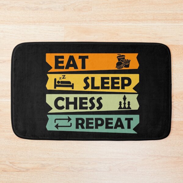 Item preview,  Eat Sleep Chess Repeat, Funny Chess, Chess Lover, Chess Enthusiast Design designed and sold by DesignHouse07.