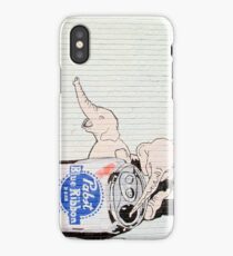 Pink Elephants Make You Think! iPhone Case