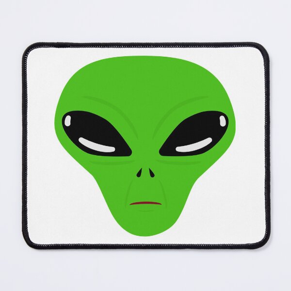 Item preview,  Scary Creepy Green Alien with Large Black Eyes designed and sold by silviaol.