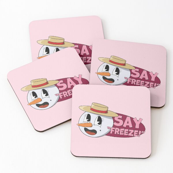 Item preview, Say "Freeze!" - Snowperson [Cuphead Style] designed and sold by lostgempizza.