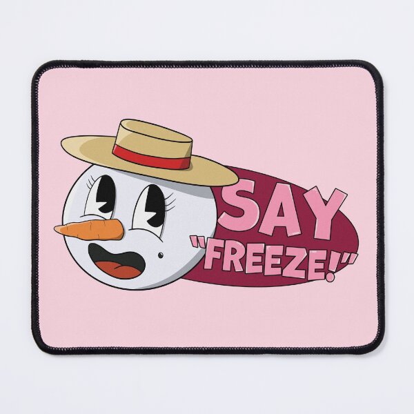 Item preview, Say "Freeze!" - Snowperson [Cuphead Style] designed and sold by lostgempizza.