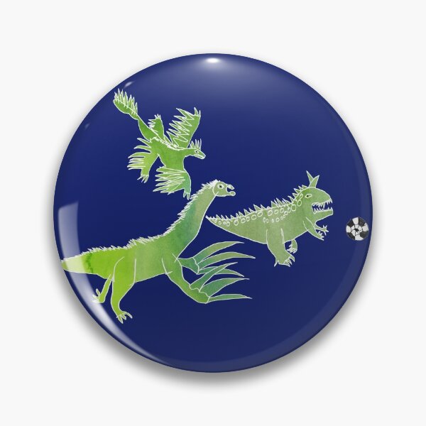 Item preview, Football Dinos: Pack formation in Jurassic green designed and sold by HeyK.
