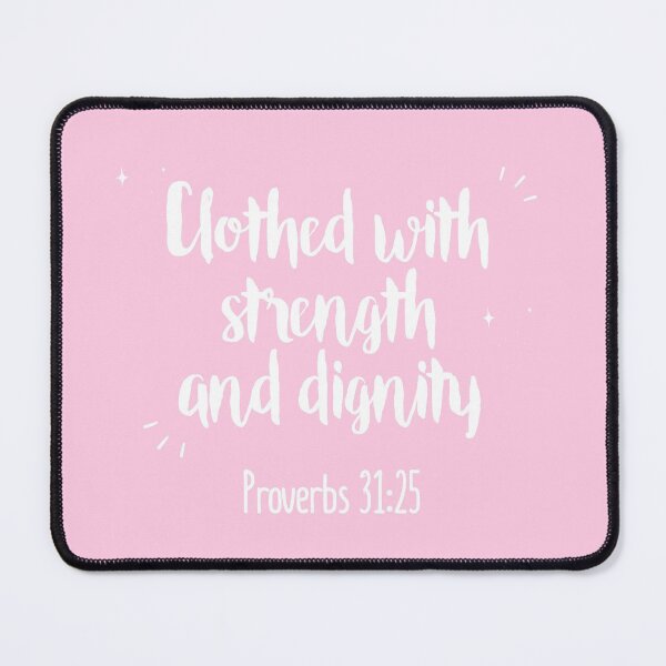 Item preview, Clothed with strenght and dignity Christian Woman designed and sold by Moraable.