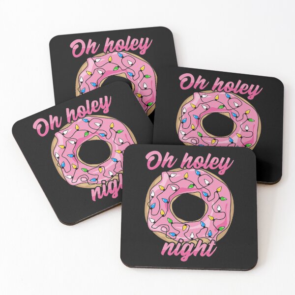 Item preview, Funny Christmas Donut Oh Holey Night designed and sold by TKsTees.