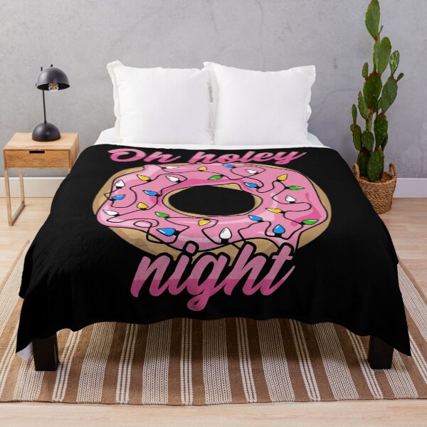Item preview, Funny Christmas Donut Oh Holey Night designed and sold by TKsTees.