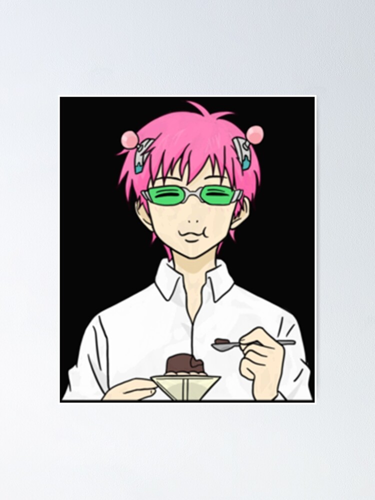 "saiki k coffee jelly " Poster for Sale by Laladesignsho Redbubble
