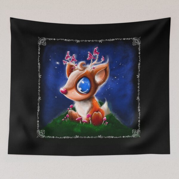 Item preview, Mushy Mushroom Reindeer designed and sold by PixieMind.