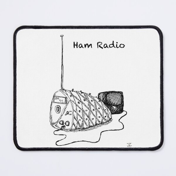 Item preview, Ham Radio (BW) designed and sold by ColdCampComix.