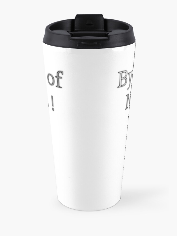 Alternate view of By the POWER of NUMB-SKULL Travel Coffee Mug