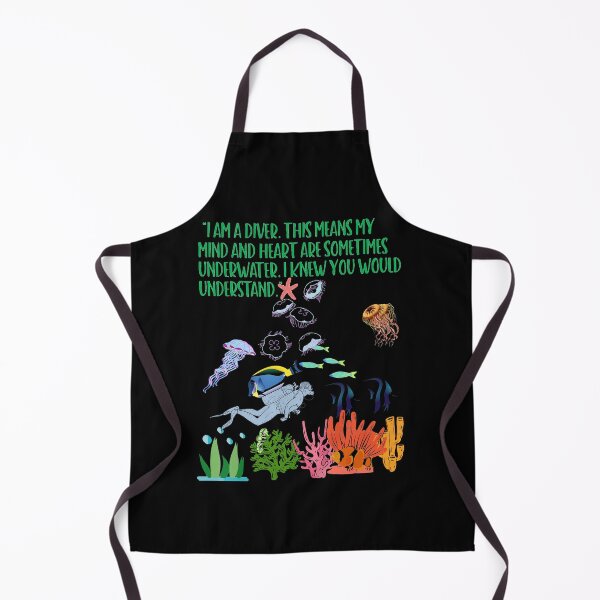 Item preview, I Am a Diver.  This Means My Mind & Heart are sometimes underwater. designed and sold by IMMAC68.