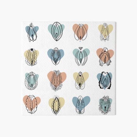 Liebe Vulva Diversity Herzen Galeriedruck