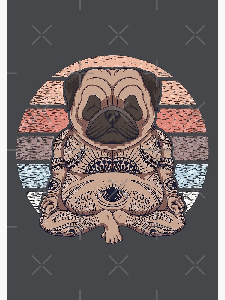 PUG YOGA Funny Coffee Mug, Pug Owner Humor