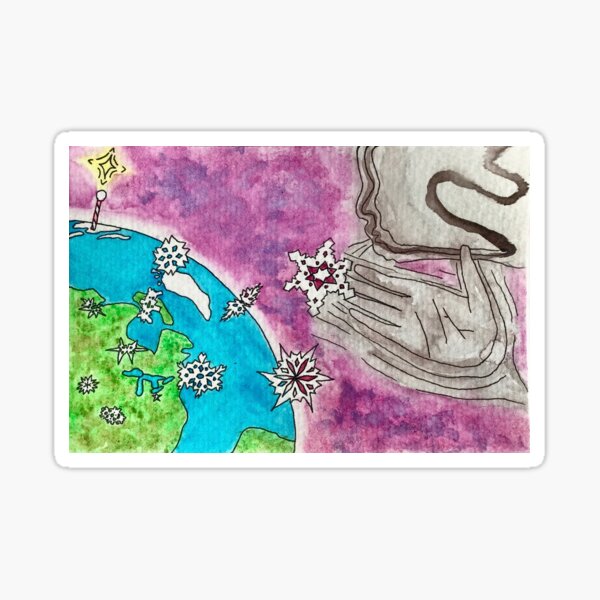 Flakes of Divine Perfection Sticker