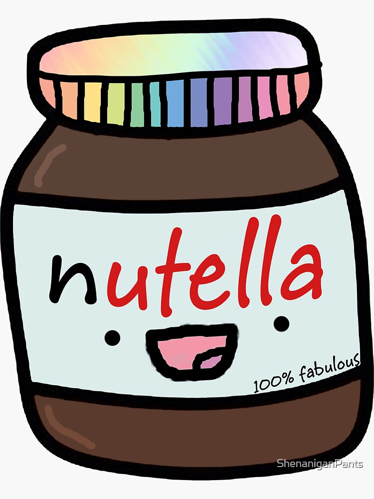 Как нарисовать nutella