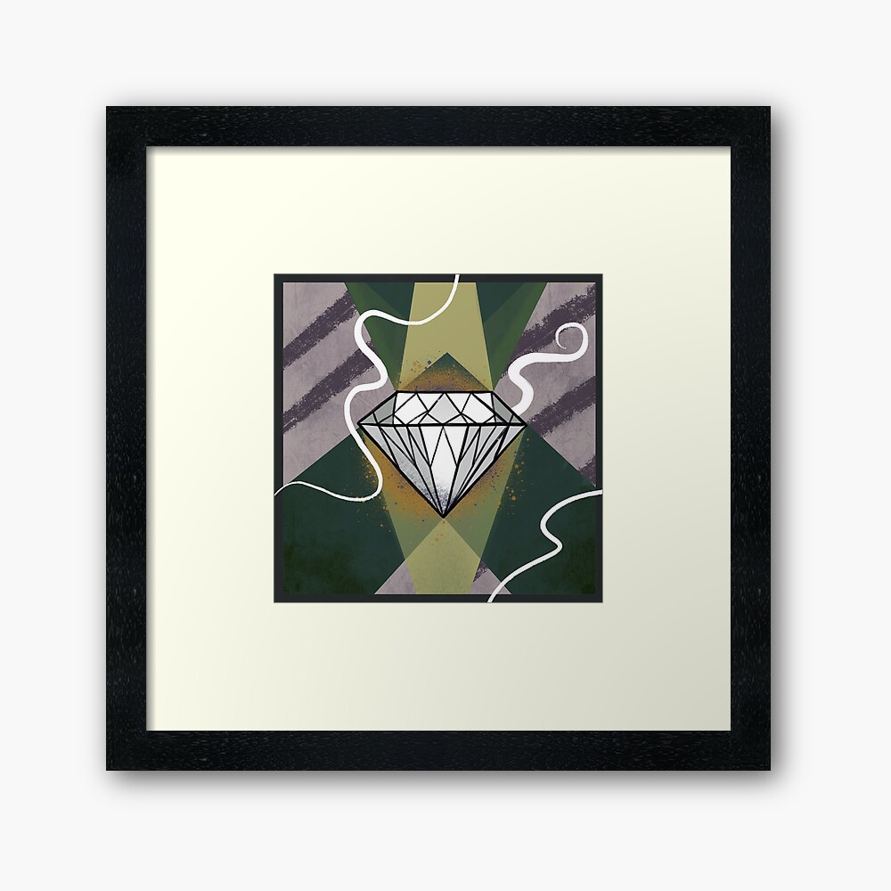 Mid-Century Diamond Art Board Print for Sale by Good Golly Mix