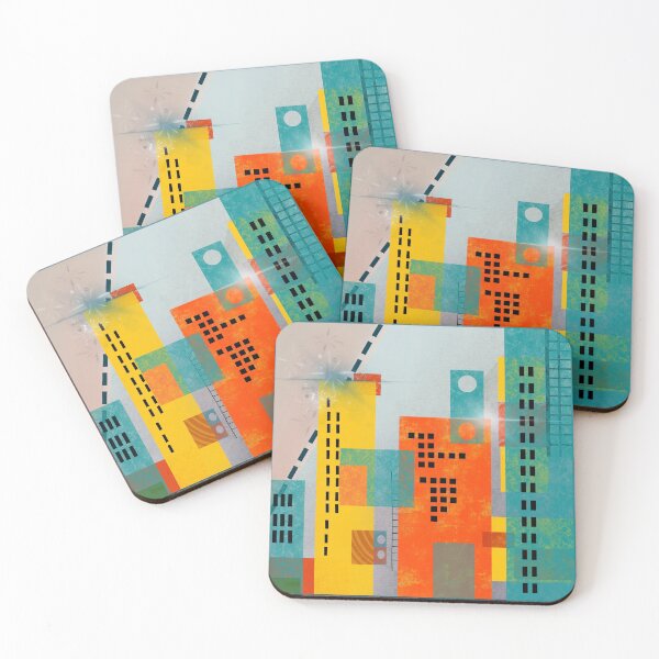 Item preview, Mid-Century Cityscape designed and sold by Good Golly Mix  Molly.
